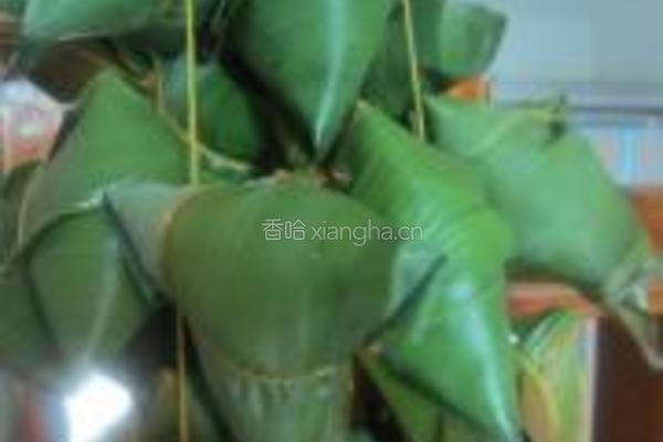 花生莲子肉粽的做法图解9
