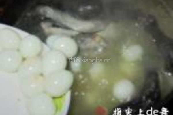 乌鸡鹌鹑蛋汤的做法图解13