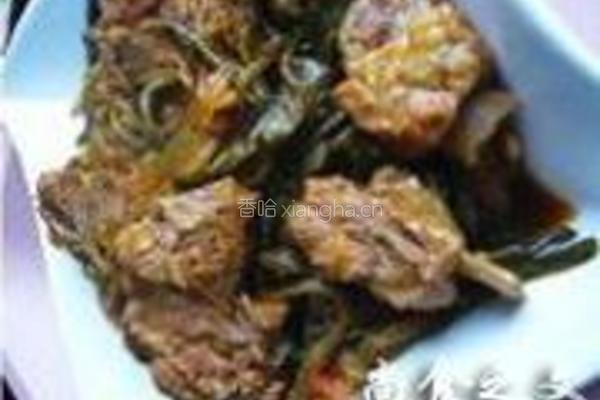 红烧排骨干豆角炖粉条的做法图解12