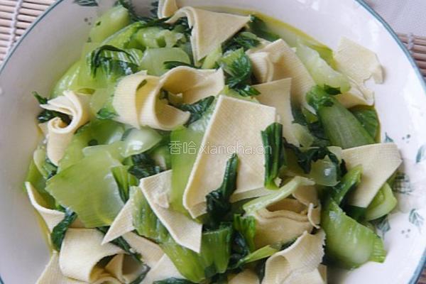 青菜烧百叶