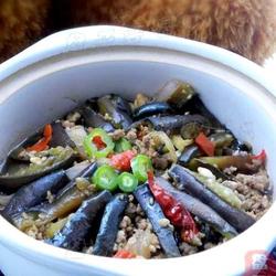 耗油肉末茄子煲的做法[图]