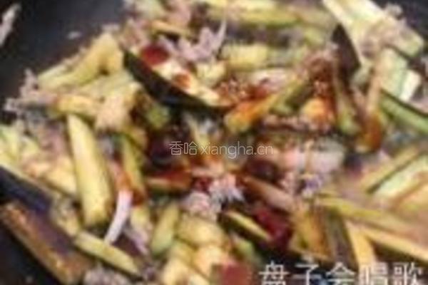 耗油肉末茄子煲的做法图解7