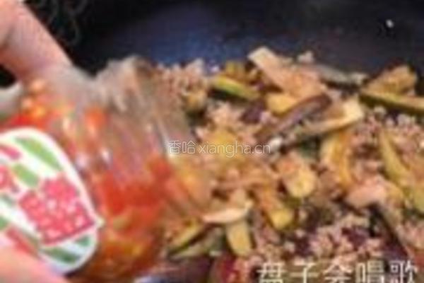 耗油肉末茄子煲的做法图解8