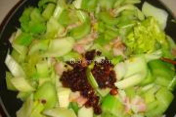 芹菜杂炒的做法图解6