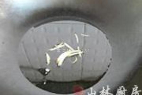 韭菜炒河虾的做法图解3