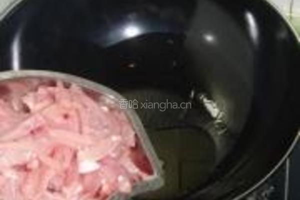 红椒炒肉丝的做法图解2