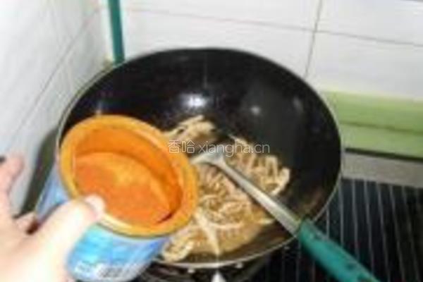 红椒炒肉丝的做法图解4