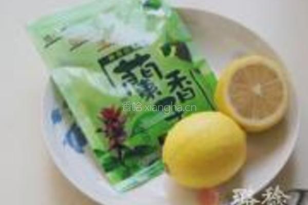 柠檬兰香子饮的做法图解1