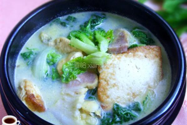 咸肉炖豆腐