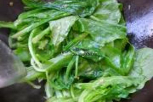 蒜蓉油麦菜的做法图解5