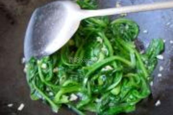 蒜蓉油麦菜的做法图解6