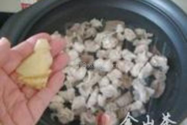 羊肉蘑菇粉丝煲的做法图解4