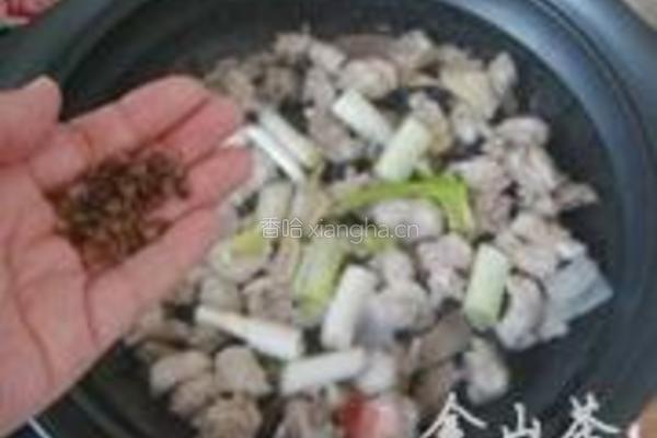 羊肉蘑菇粉丝煲的做法图解6