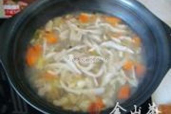 羊肉蘑菇粉丝煲的做法图解9
