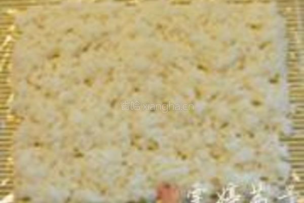 红蟹籽鳗鱼寿司里卷的做法图解7