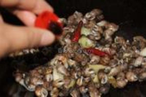 香炒白螺的做法图解8