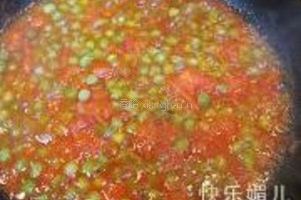 西红柿青豆炒鸡蛋的做法图解5