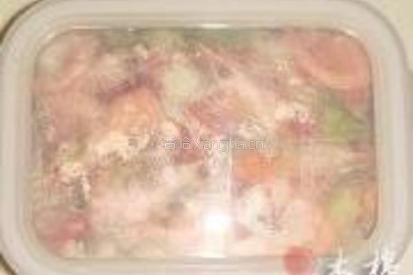 酸甜泡菜北极虾的做法图解7