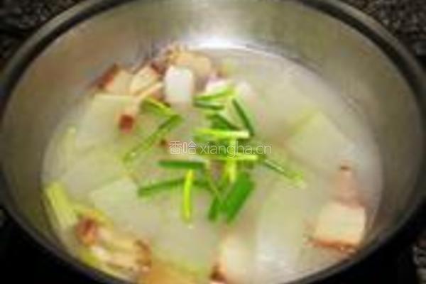腊肉冬瓜汤的做法图解8