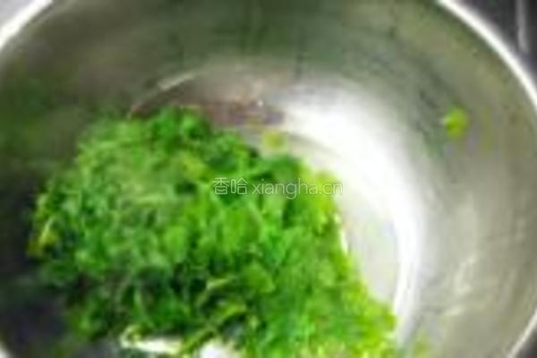 二合面芹菜煎饼的做法图解2