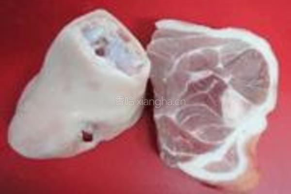 红烧蹄膀的做法图解1