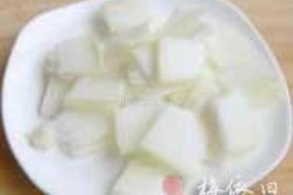 冬瓜荷叶煲鸭的做法图解3