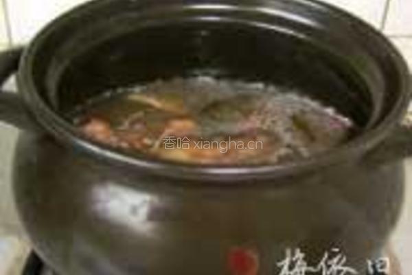 冬瓜荷叶煲鸭的做法图解7