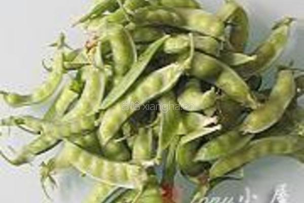 软荚豌豆炒春笋的做法图解1