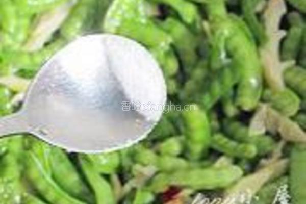 软荚豌豆炒春笋的做法图解15