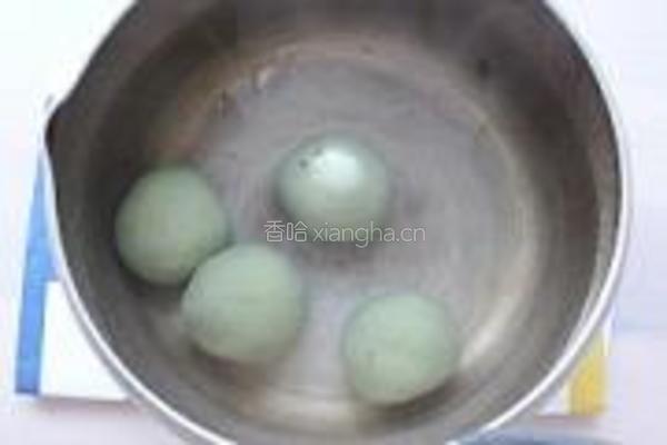 绿茶豆沙汤圆的做法图解7