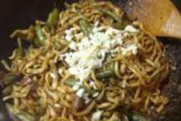 扁豆焖面的做法图解12