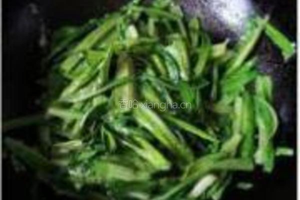 蒜蓉油麦菜的做法图解5
