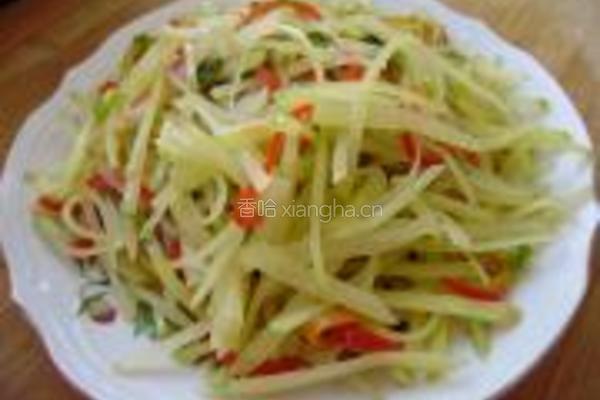 土豆丝炒辣椒丝的做法图解7