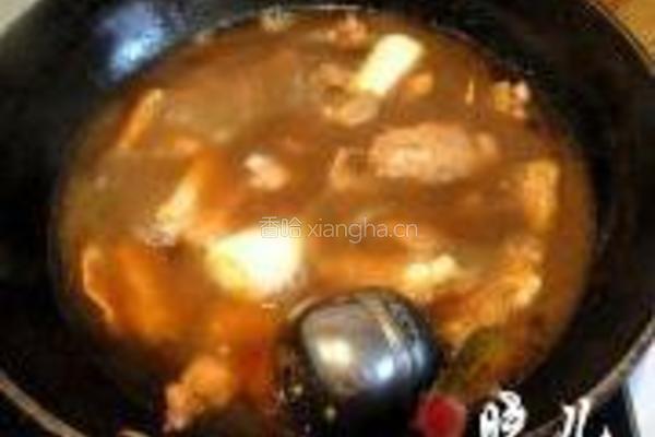 南瓜炖排骨的做法图解7