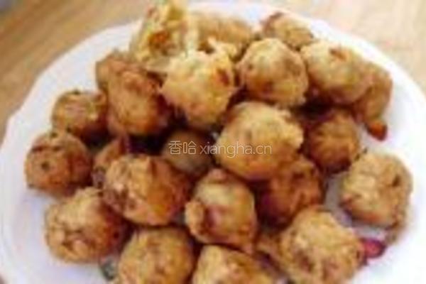 豆渣胡萝卜丸子的做法图解8