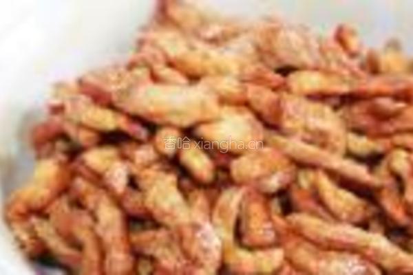 橄榄菜甜豆炒肉丝的做法图解5