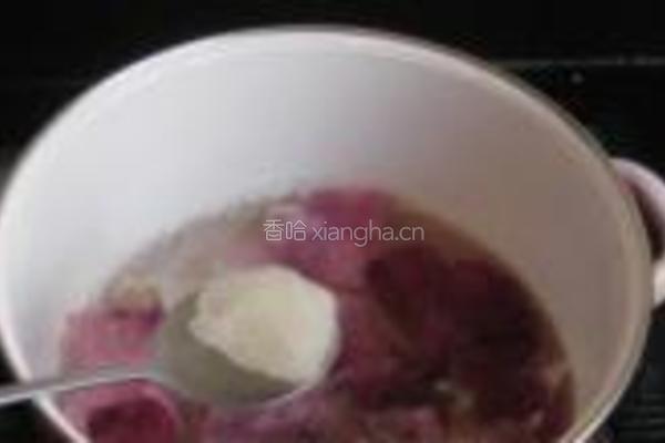 蜀葵花冰糖西米羹的做法图解7