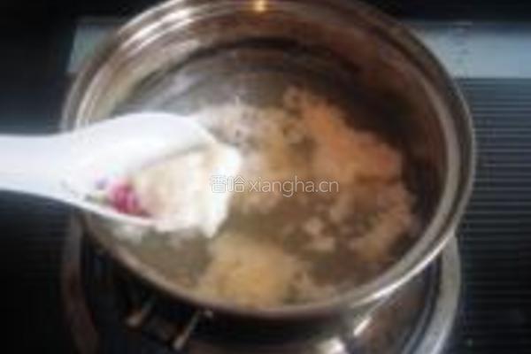 枸杞酒酿蛋花汤的做法图解2