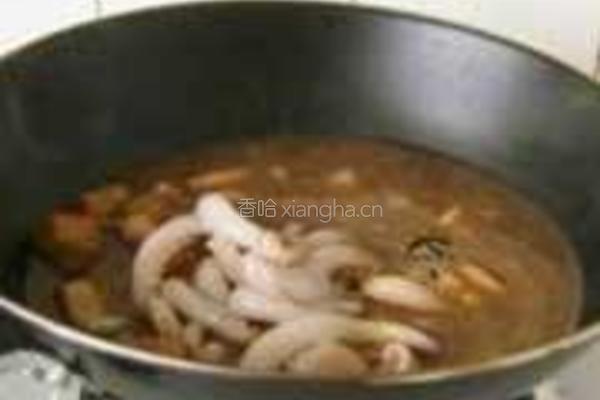 五花肉酱烧八爪鱼的做法图解7