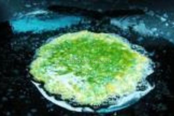 茴香鸡蛋饼的做法图解5