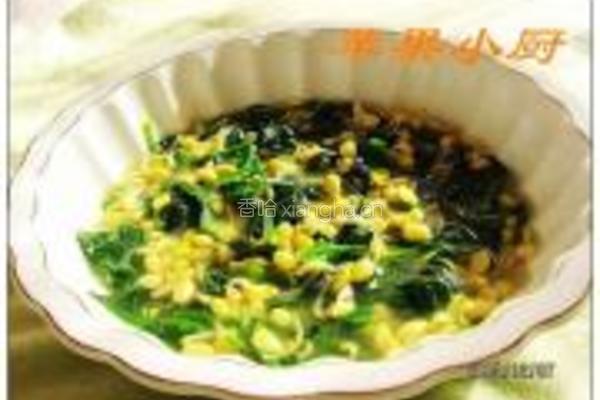黄豆芽菠菜汤的做法图解8
