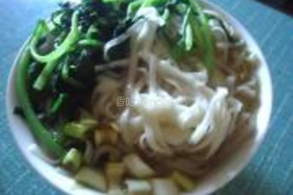 茼蒿清汤面的做法图解6