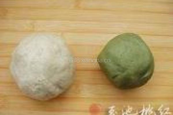 抹茶豆沙酥的做法图解1