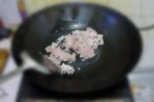 酸豆角炒肉末的做法图解2