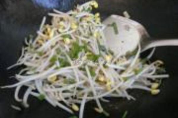 青炒黄豆芽的做法图解5