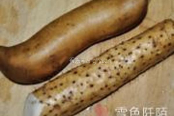 酒酿雪莲果山药的做法图解1