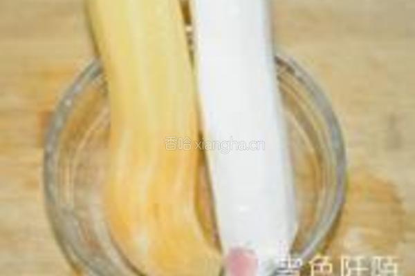 酒酿雪莲果山药的做法图解2