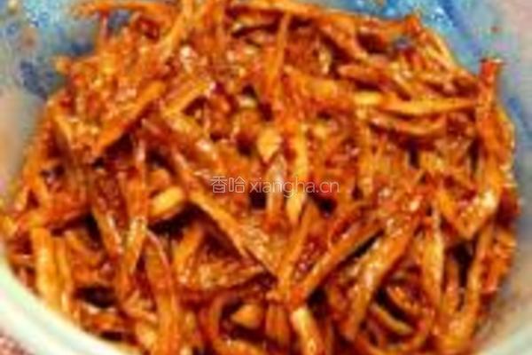 韩式拌鱿鱼丝的做法图解5