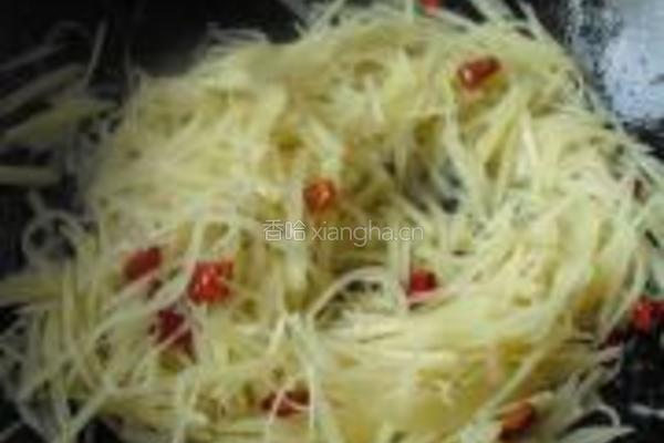 酸辣土豆丝的做法图解5