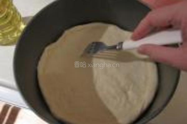 蜜汁烤叉烧披萨的做法图解4